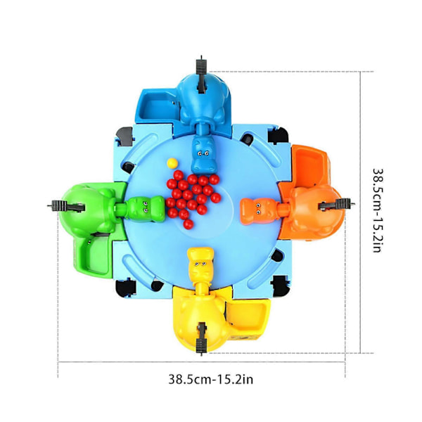 Hippo Svelger Perler  Læringsleker Sulten Hippo Interaktivt Øye-Hånd Raskt Spill
