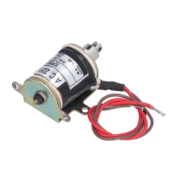 BERM Push Pull Elektromagnet Rørformet Træk Solenoid 0,3N Sugning 10mm Slag SAL?02 AC220V