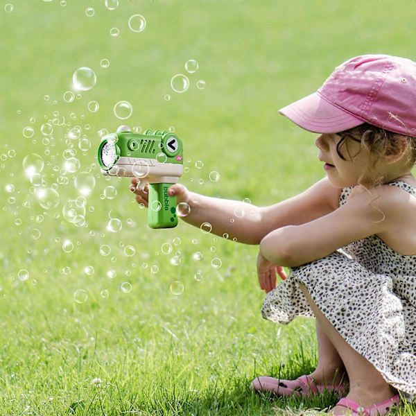 Pojkleksaker Sommar Ny Produkt Söt Husdjur Helt Automatisk Nätverk Röd Maskinleksaker Innehåller 60ml Skumlösning gn