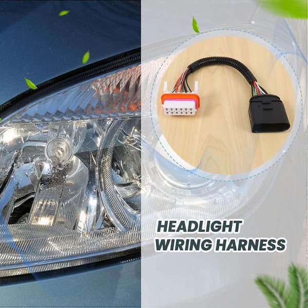 Forlygte Ledningsnet Lampe Frontstik til - 2003-2006 955-631-239-11 Forlygte Ledningsføring