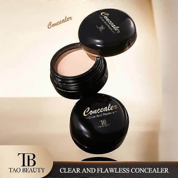 Full Coverage Concealer Cream, Vanntett Blemish Dark Circles Spot Cover Makeup Foundation for Daglig Ansiktsmakeup B