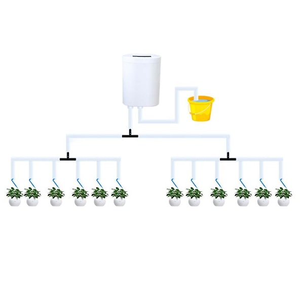 Automatisk vanning 12/16-pumper styring Intelligent blomster planter sprinkler drypp vanning enhet pumpe timer system hage verktøy 12 pumps