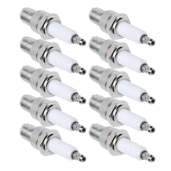 10 st Tändstift Aluminiumlegering Bensinmotor Tändningstillbehör för GX120 GX160 GX200