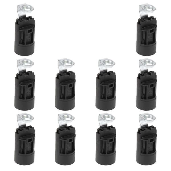 10 stk E14 Brakett Lampeholder LED E14 Lysbase Krystall Lampeholder