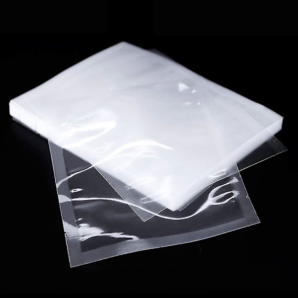 100 st Vakuumförpacknings Påsar För Försegling Maskin Tätning Grönsaker, Håll Färska Vakuumförpacknings Påse, BPA Fri, Matspara 10*15cm