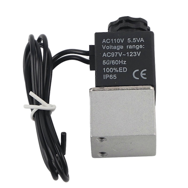 2V025-06 2 Position 2 Vejs Magnetventil Normalt Åben Stabil Holdbar Elektromagnetisk Ventil AC110V