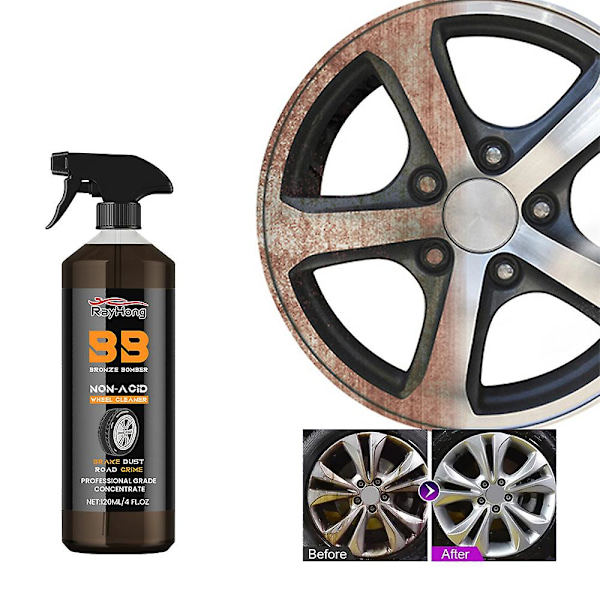 Bronze Bomber Non-Acid Wheel Cleaner Non-Acid Truck & Car Tough Wheel Cleaning