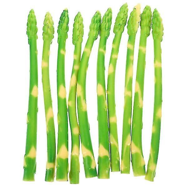 10pcs Asparagus Model Lifelike Simulation Fake Asparagus House Decoration