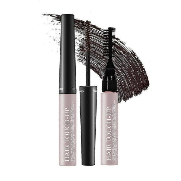 Hårmascara Rotfärg Semi-permanent Hårfärg Tillfällig Borstfärg Vattentät Långvarig Gråhårstäckning Skäggfärg Hårfärg_jfu Dark Brown