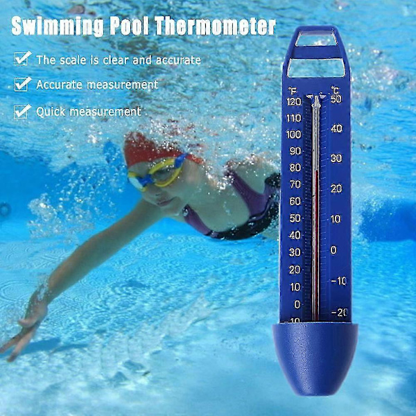 Flydende termometer til svømmepøler, damme, boblebade, vand, and, skildpadde, hval, fisk ZD.16