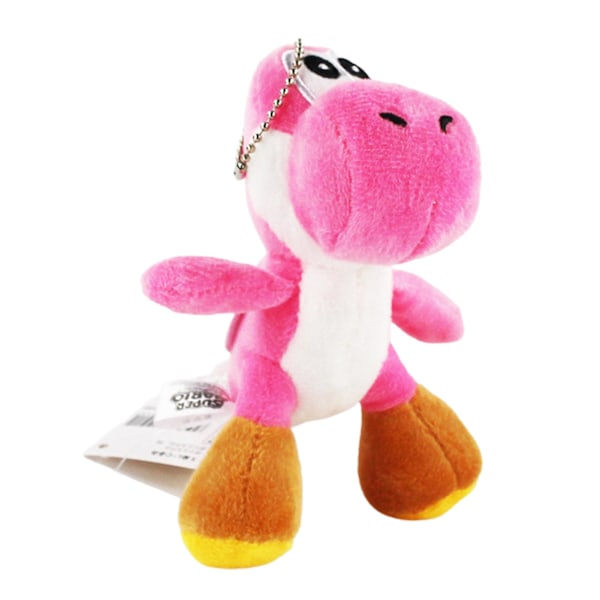 12cm Super Mario Bros Yoshi Plyschdocka för Barn, Barnleksak, Present pink