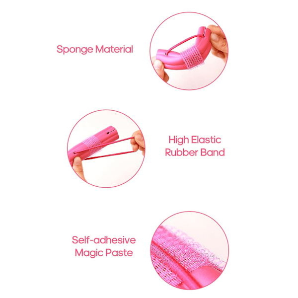 6 st Magic Foam Sponge Hårcurlers Lockigt Hår Form Hårcurlers Rulle DIY Hårstilverktyg