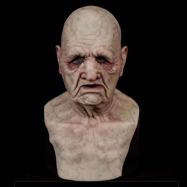 Halloween-kostymer Another Me-The Elder Halloween Roliga Masker Supersoft Gammal Man Mask för Vuxna