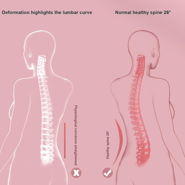 Neck & Back Stretcher Cracker för smärtlindring i nedre delen av ryggen Blue