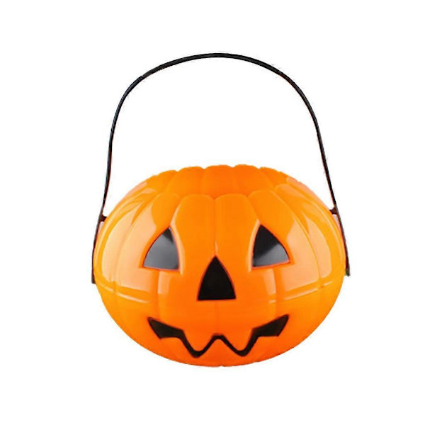 Halloween-makeiset 3 kpl Alloween-koristettava taittuva ja irrotettava 2,5 litran ämpäri Keskikokoinen PP-karkkipussiämpäri