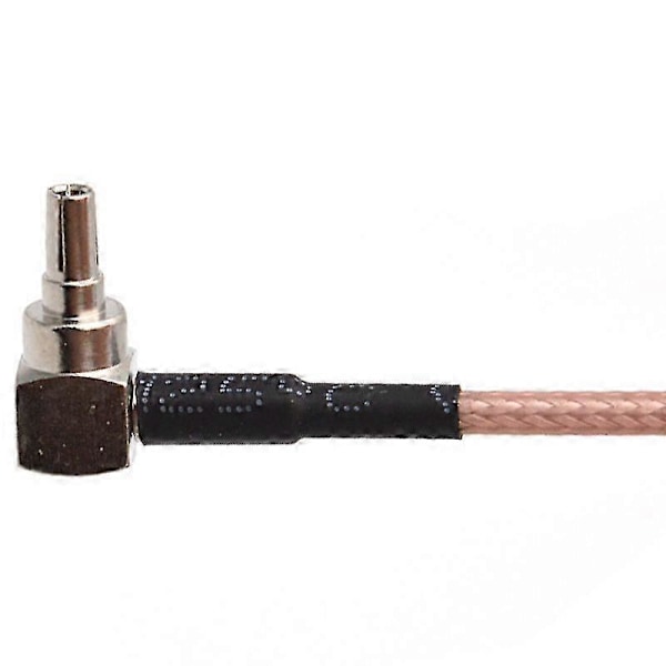 10 kpl RF-liitäntä F - CRC9 kaapeli F naaras - CRC9 suorakulmainen RG316 pigtail-kaapeli 15 cm