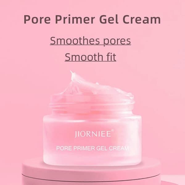 Pore Primer Gelkrem 2 stk, Usynlig Hydrerende Poreprimer for Fet Hud og Glatt Sminkebase