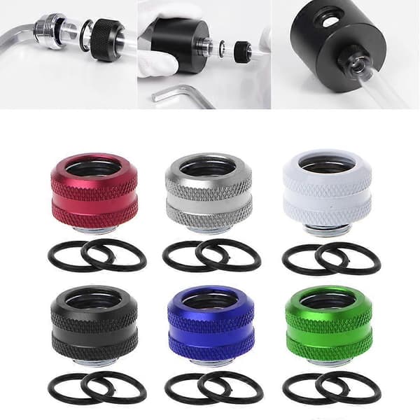 Kompressionskoppling för 14 mm hårt rör, rak fogkoppling (G1/4 \")