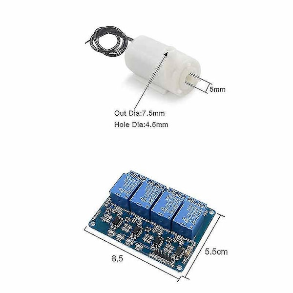 Automatisk vanningssystem DIY-sett, selvvanningssystem, egnet for hageplanter, utviklingskort, jordfuktighetssensor -JRzd