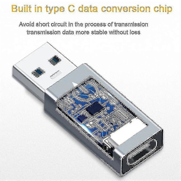 10gbps USB 3.1 Han till Typ C Honadapterkontakt Plug & Play för PC Telefon