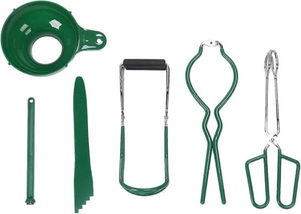 6-delars Konserveringsset i Rostfritt Stål, Konserveringstillbehör, Startpaket, Konserveringskit, Hemkonserveringstillbehör, Utrustning för Konserveringsgryta