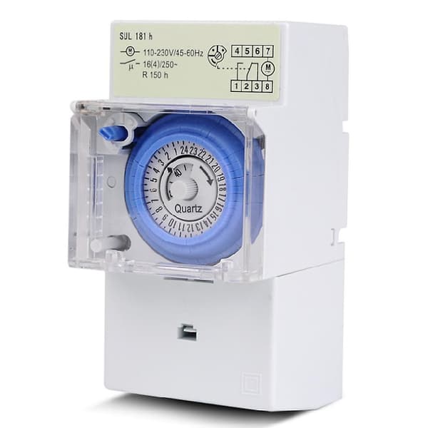 Sul181h Mekanisk Timer 24 Timer Kontakt Undgå Spidsbelastning Kompakt