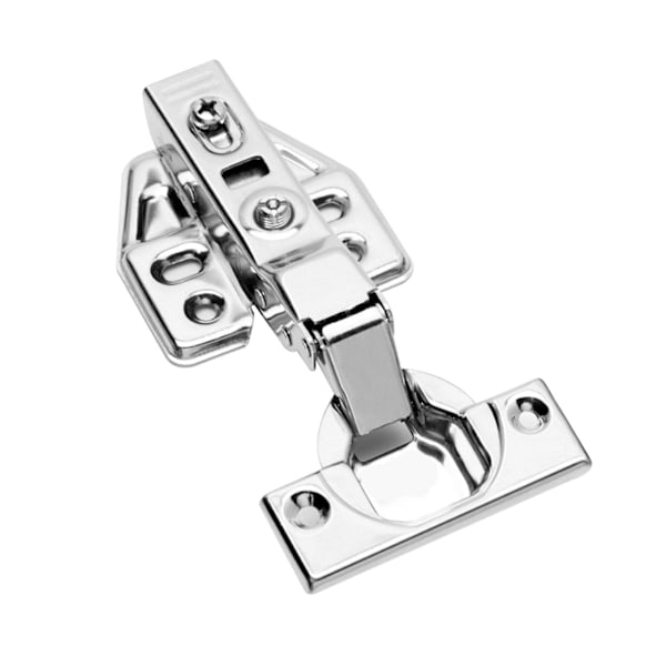 10 stk. Dørhængsler Skab, rustfrit stål Skabshængsler, tykkelse hardware tilbehør silver half overlay