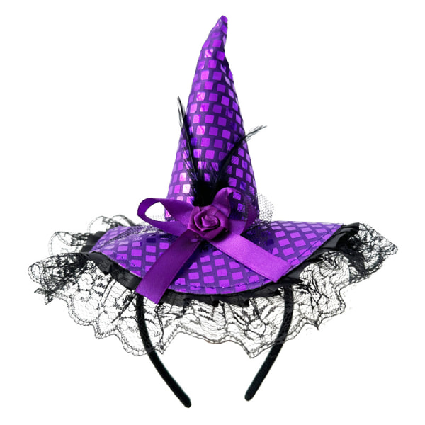 4st Halloween Pointy Witch Hat Pannband Cosplay Tillbehör