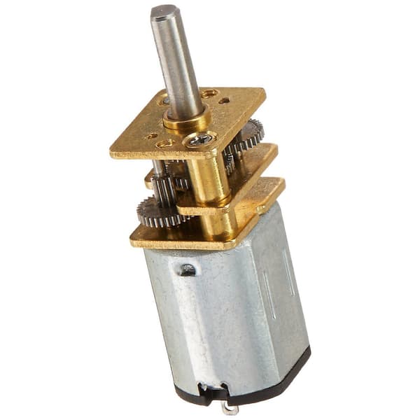 JA12-N20 Modell DC 12V 100RPM Girkasse mini Motor Sølv+Gull