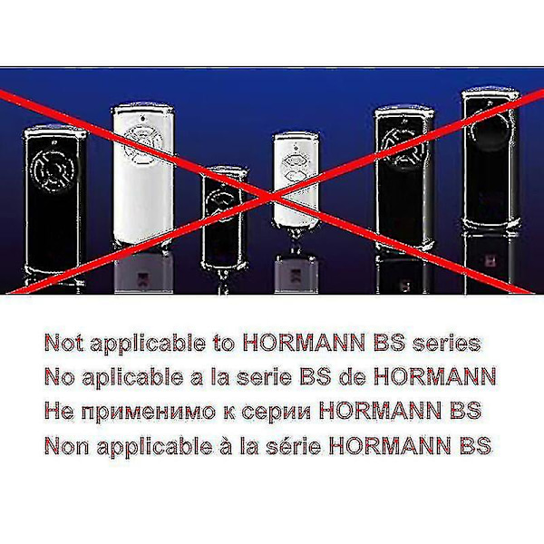 Hormann 868 Hs2 Hs4 Hse4 Hsm4 Hsm2 Marantec Garagedörröppnare Digital 302 Fjärrkontroll Klon För D384 D382 Handsender 868mhz 5y -GSL
