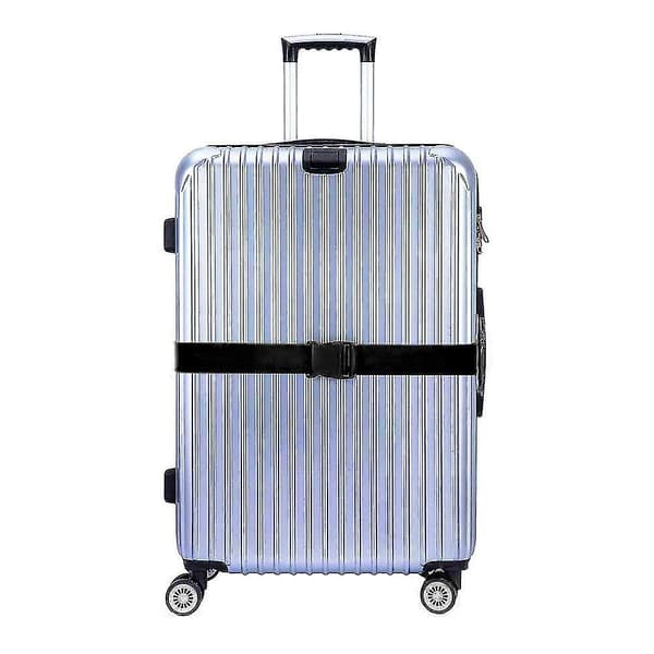 4-pack resväskor remmar för resväskor rem resväskebälten -CNHA black