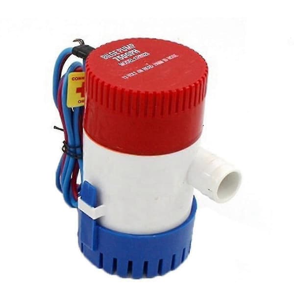 12V 1100GPH Båtpump, Självdränerande, Elektrisk, Marin, Undervatten, För Båtar och Yachter