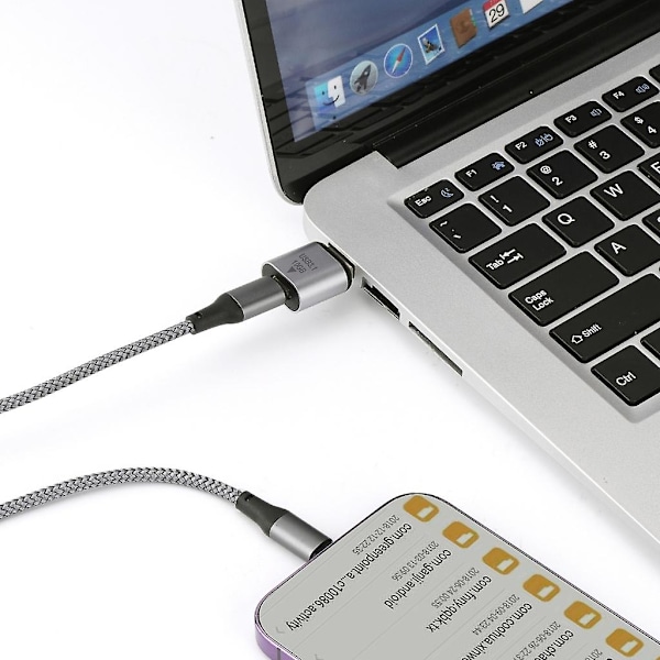 USB 3.1 till Typ C-adapter Mini Hane Hona Konverterare Typ C Laddningsadapter