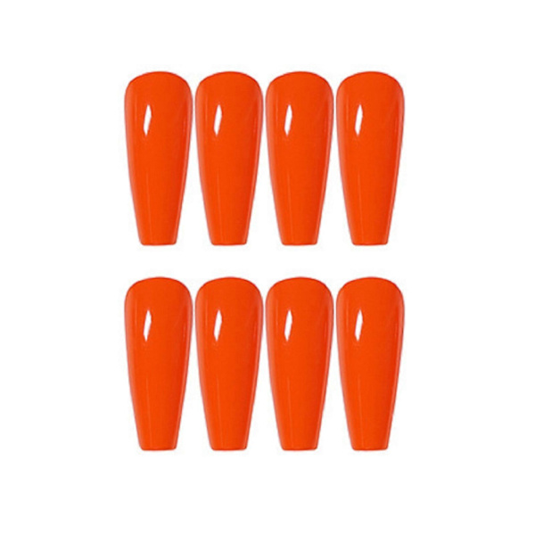 Beauty Secrets Neglelim 24 stk. Manicure Patches Bærbar Negle Lang Færdig Fransk a