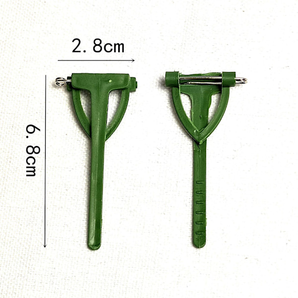 100 st DIY Triangelbroscher T-formad Boutonniere Corsage Tillbehör