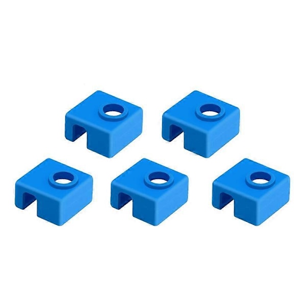 5-pack värmeblocksskydd i silikon för Ender3 CR10