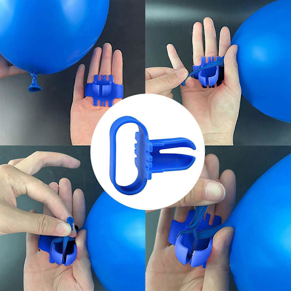 Ballongpump Knytare Bindverktyg Varor Fest Semestertillbehör 3st