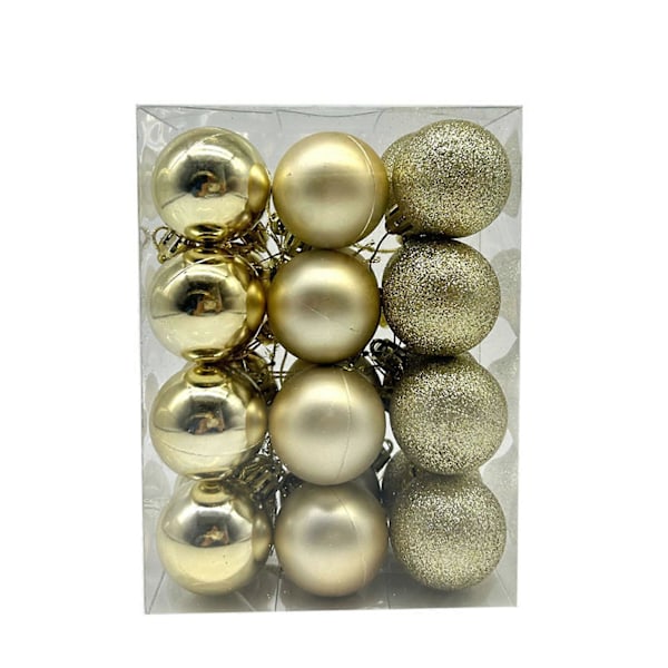 Julepynt 3cm Juletre L Kule Henge Hjem Fest Ornament Dekor c