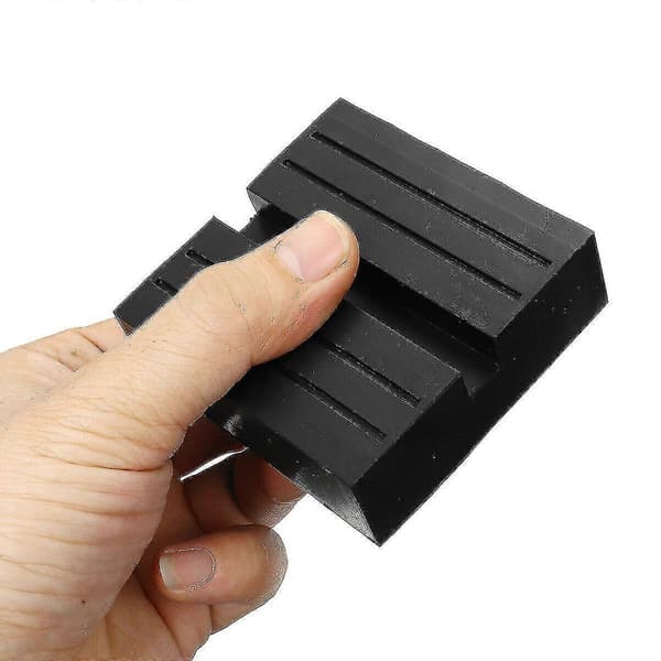 2 stk. Universel Bil Spalte Løftevogn Jack Disk Blok Gummi Pad Guard Adapter