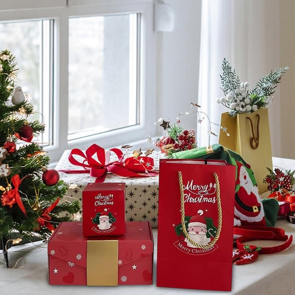 Julklappsförpackning med Överraskningslåda - Skapa den mest överraskande presenten, Röd kuvert studsande romantisk presentask