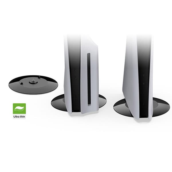 PS5 Slim Stativ - Vertikal Stativ med Skrue til PS5 Slim 5 Konsol Digital Edition og Disc Version 1pcs
