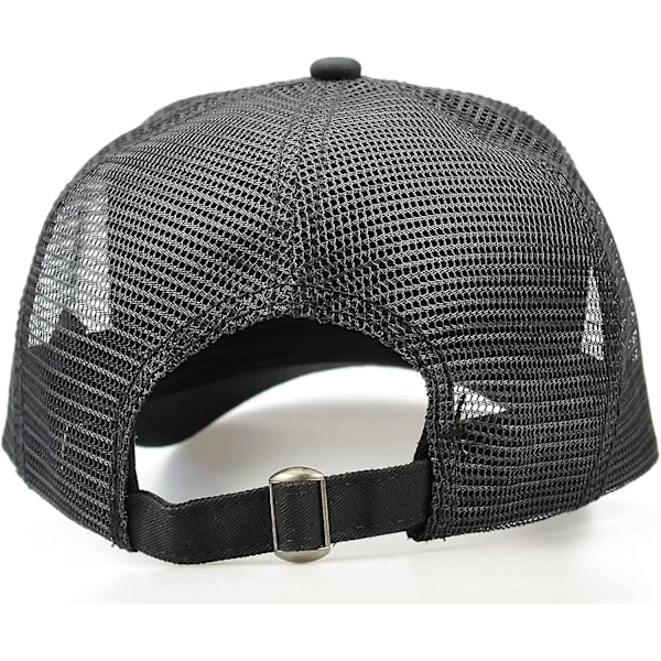 Oversize Xxl Mesh Truckerkeps Stora Hattar För Män Hög Krona Basebollkeps Andningsbar Pappa Hatt Justerbar 60-65 cm