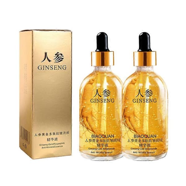 1-5x Ginseng Gold Polypeptide Anti-aging Essence Ginseng Anti-rynk Essence 2PCS