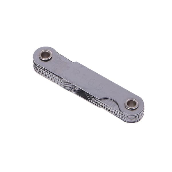 Radiusmåler 32 deler/sett R1-6.5a7c10 Rustfritt stål Radiusmåler Filletmåler
