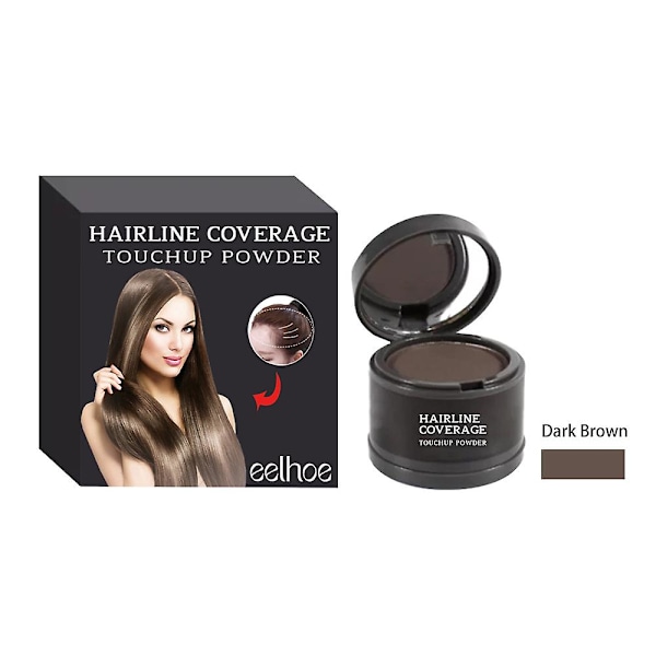 3 Colours Hairline Powder Instant Coverage Black And Brown Hair Roots Hairline, Corrective Complementary Hair Shadow