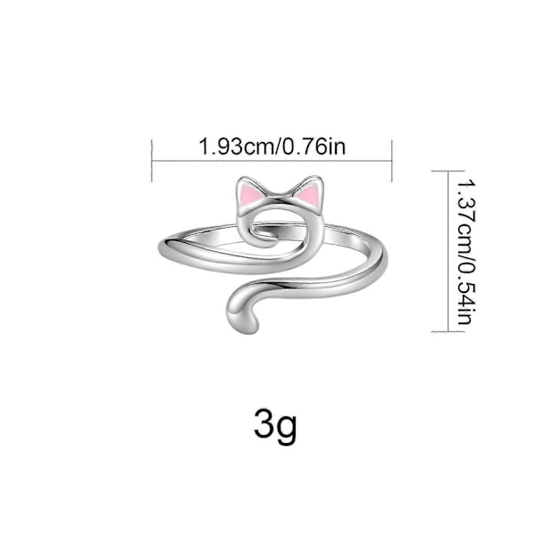 3 stk Hekle Ringer For Hekling Justerbar Hekle Spenningsring For Finger Katte Garn Guide Ring Kni