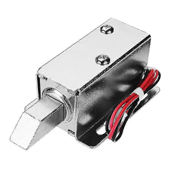 24V DC sähkölukko-osasto solenoidi pitkällä lukkokielellä kaappi- ja laatikko-oviin
