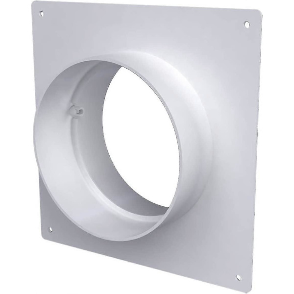 150mm Kanalanslutningsfläns, Plast Rakt Rörfläns för Värme- och Kylventilationssystem (15cm)