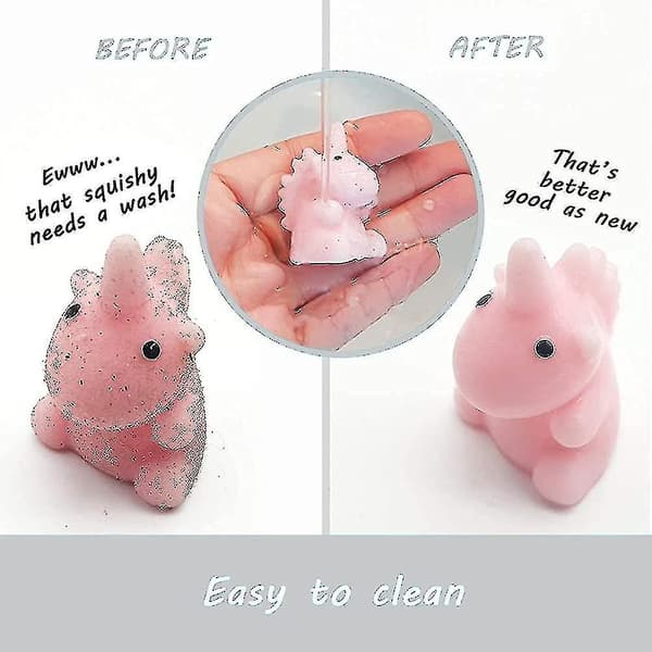 50 stk Mini Dyr Moshi Squishy Legetøjspakke Tilfældig Stil - Sød Squishy Fidget Legetøj