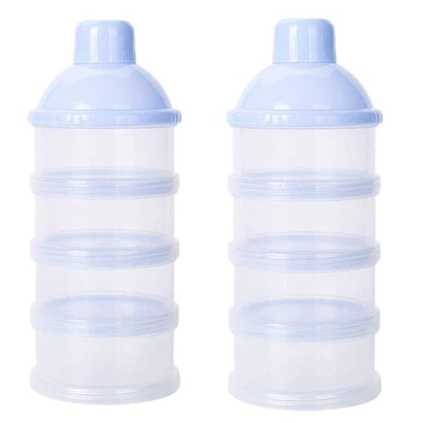 2 Pieces Milk Powder Dispenser Blue__